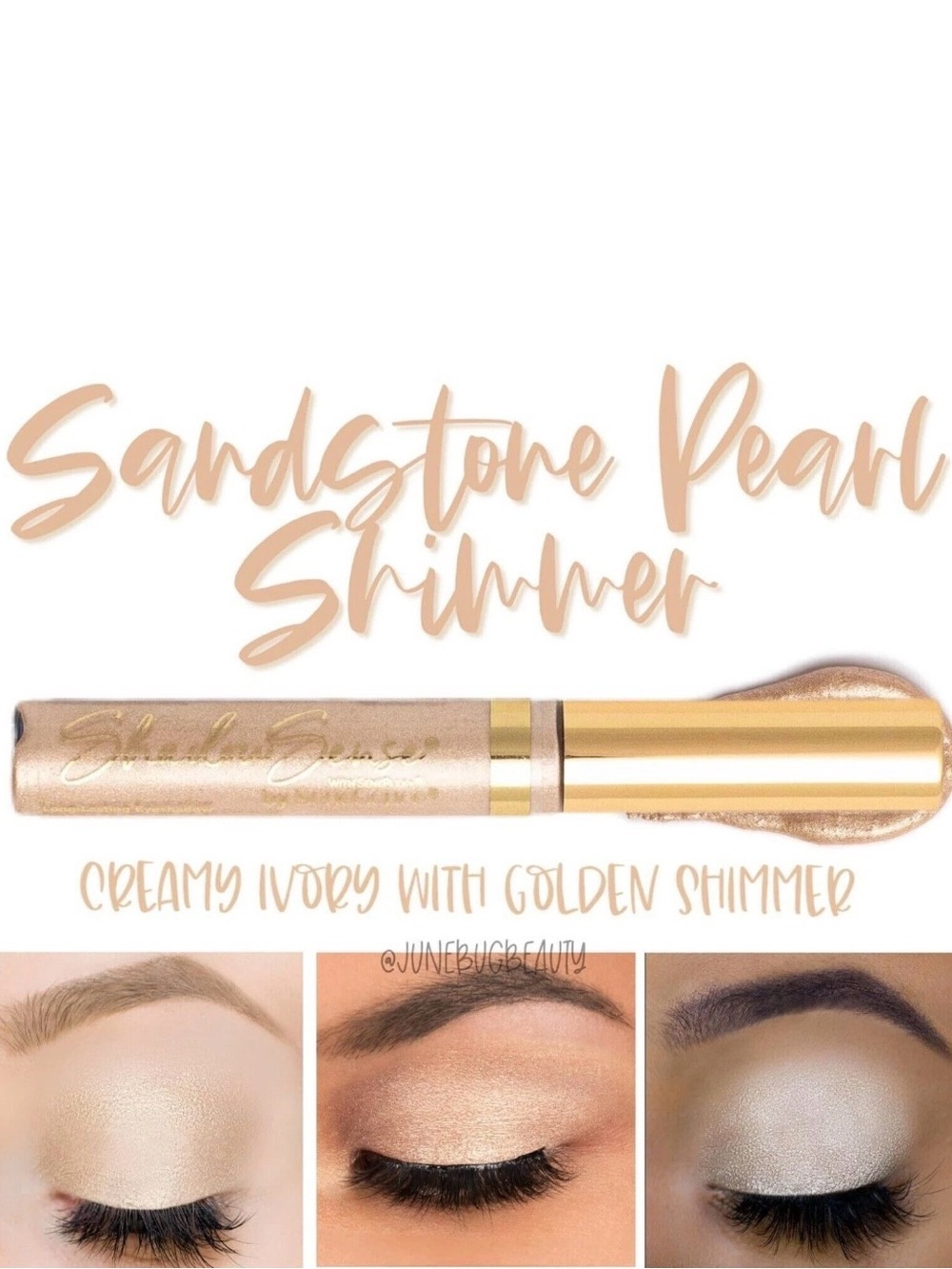 SeneGence Sandstone Pearl Shimmer ShadowSense. Vintage and New with tags!